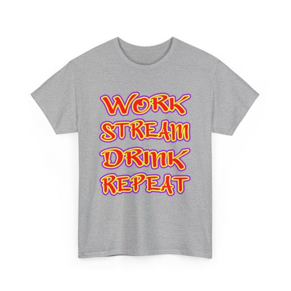 Work Stream Drink Repeat t-shirt - Image 11