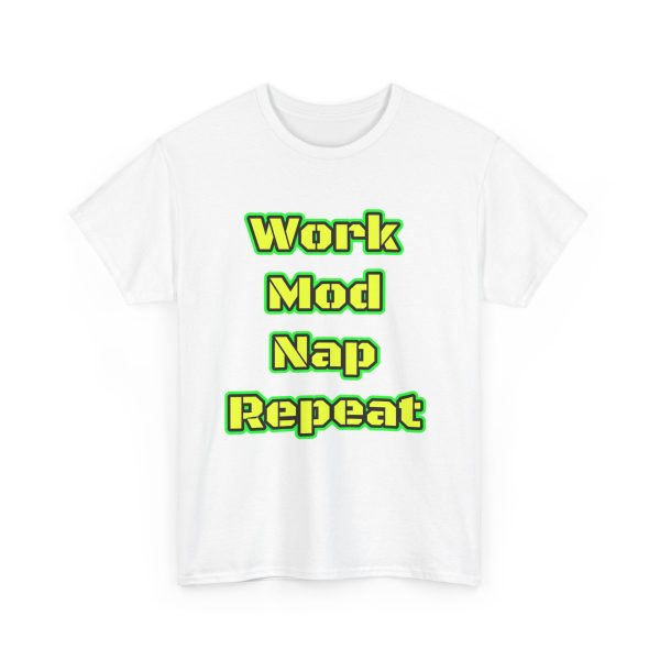 Work Mod Nap Repeat t-shirt - Image 3