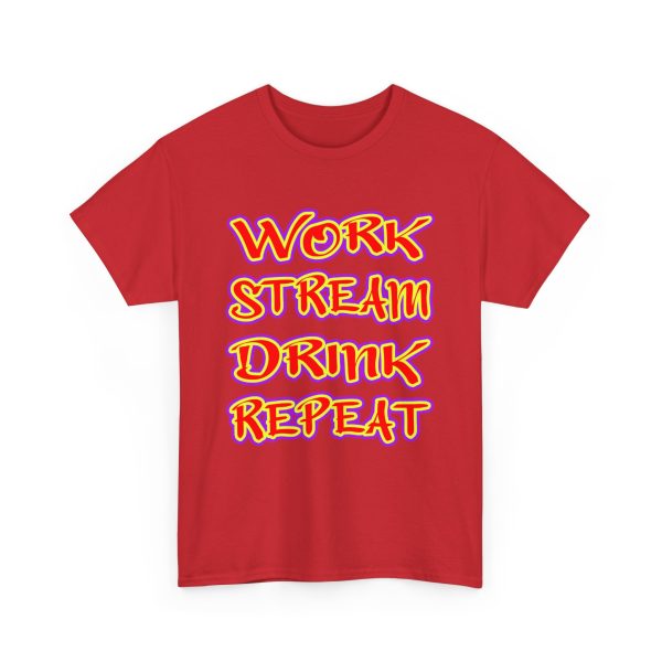 Work Stream Drink Repeat t-shirt - Image 27