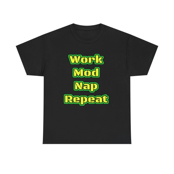 Work Mod Nap Repeat t-shirt - Image 5