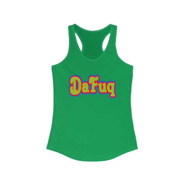 'Dafuq' Women's Racerback Tank by DJ GameDayDog - Image 4