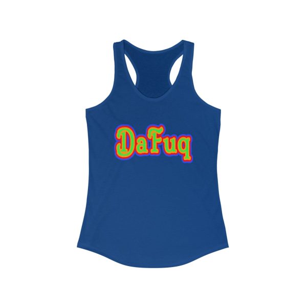'Dafuq' Women's Racerback Tank by DJ GameDayDog - Image 5
